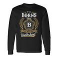Its A Borns Thing You Wouldnt Understand Shirt Borns Crest Coat Of Arm Long Sleeve T-Shirt Gifts ideas