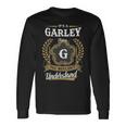 Its A Garley Thing You Wouldnt Understand Shirt Garley Crest Coat Of Arm Long Sleeve T-Shirt Gifts ideas