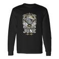 June Name In Case Of Emergency My Blood Long Sleeve T-Shirt Gifts ideas
