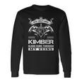 Kimber Blood Runs Through My Veins Long Sleeve T-Shirt Gifts ideas