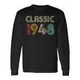 Klassisch 1948 Vintage 75 Geburtstag Geschenk Classic Langarmshirts Geschenkideen