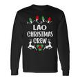 Lao Name Christmas Crew Lao Long Sleeve T-Shirt Gifts ideas