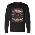 Legend 1943 Vintage 80Th Birthday Born In November 1943 Long Sleeve T-Shirt Gifts ideas