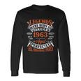 Legend 1963 Vintage 60Th Birthday Born In February 1963 Long Sleeve T-Shirt Gifts ideas