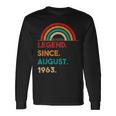 Legend Since August 1963 59 Geburtstag Geschenk Born In 1963 Langarmshirts Geschenkideen