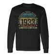 Legenden Feb 1933 Geburtstag Langarmshirts, 90 Jahre Retro Langarmshirts Geschenkideen