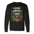 Legends January 2006 17 Year Old 17Th Birthday Long Sleeve T-Shirt Gifts ideas