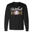 Leopard Baseball Mom Catcher Mom Life Long Sleeve T-Shirt Gifts ideas