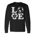 Love Earth Day 90S Vintage Recycling Earth Day Long Sleeve T-Shirt T-Shirt Gifts ideas