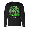 Luckiest Physics Teacher Ever Rainbow St Patricks Day Long Sleeve T-Shirt Gifts ideas