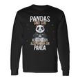 Lustiges Panda Langarmshirts: Pandas sind süß - Ich bin ein Panda - Schwarz Geschenkideen