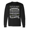 Lustiges Schwiegervater Geschenk Schwiegersohn Spruch Langarmshirts Geschenkideen