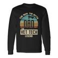 Man Myth Legend Dad Vet Tech Great Long Sleeve T-Shirt Gifts ideas