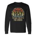 Man Myth Legend Vintage 1957 Limited Edition 65Th Birthday Long Sleeve T-Shirt Gifts ideas
