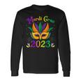 Mardi Gras 2023 Costume With Mask Long Sleeve T-Shirt Gifts ideas