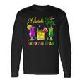 Mardi Gras Drinking Team Carnival Fat Tuesday Lime Cocktail Long Sleeve T-Shirt Gifts ideas