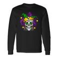 Mardi Gras Skull New Orleans Louisiana Mobile Alabama 2023 Long Sleeve T-Shirt Gifts ideas