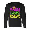 Mardi Gras Squad Party Costume Outfit Mardi Gras Long Sleeve T-Shirt Gifts ideas