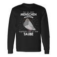 Mein Menschen Kostüm Bin Ich Eine Taube Halloween Outfit Langarmshirts Geschenkideen