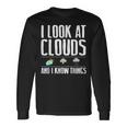 Meteorologist Cool Chaser Weather Forecast Clouds Long Sleeve T-Shirt Gifts ideas