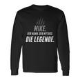 Mike Name Lustiger Spruch Vorname Geschenk Langarmshirts Geschenkideen