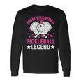 Mom Grandma Pickleball Legende Langarmshirts für Frauen Geschenkideen