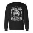Motor Boat Captain Pontoon Boating Motor Boatin Lake Long Sleeve T-Shirt Gifts ideas