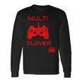 Multi Player Grooms Squad Bachelor Party Retro Long Sleeve T-Shirt Gifts ideas