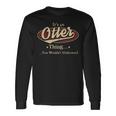 Otter Personalized Name Name Print S With Name Otter Long Sleeve T-Shirt Gifts ideas