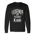 Personalisiertes Legends Langarmshirts mit KARI Design, Unikat Tee Geschenkideen