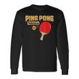 Ping Pong Ninja Tischtenniskelle Langarmshirts Geschenkideen