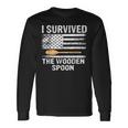 Proud Adult Spoon Survivor I Survived The Wooden Spoon Long Sleeve T-Shirt T-Shirt Gifts ideas