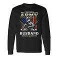 Im A Proud Army Husband Veteran Fathers Day 4Th Of July Long Sleeve T-Shirt Gifts ideas