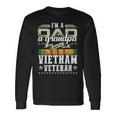 Proud Vietnam Veteran Flag & Military Veterans Day Veteran Long Sleeve T-Shirt Gifts ideas