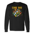 Puzzle Cube Dad Speed Cubing 80S Youth Vintage Math Long Sleeve T-Shirt Gifts ideas