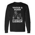 Quad Vater Sohn Papa Atv Fahrer Vatertag Langarmshirts Geschenkideen