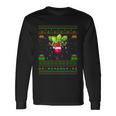 Radishes Lover Xmas Lighting Santa Ugly Radishes Christmas Long Sleeve T-Shirt Gifts ideas