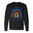 Rainbow Autism In April We Wear Blue Autism Awareness Month Long Sleeve T-Shirt T-Shirt Gifts ideas