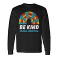 Rainbow Puzzle Autism Support Be Kind Autism Awareness Long Sleeve T-Shirt T-Shirt Gifts ideas
