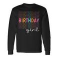 Retro Birthday For Girl Party For Princess Girl Birthday Long Sleeve T-Shirt Gifts ideas