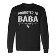Retro Promoted To Baba Est 2020 Fathers Day New Grandpa Long Sleeve T-Shirt Gifts ideas