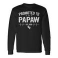 Retro Promoted To Papaw Est 2020 Fathers Day New Grandpa Long Sleeve T-Shirt Gifts ideas