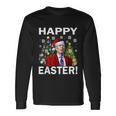 Santa Biden Happy Easter Christmas Long Sleeve T-Shirt Gifts ideas