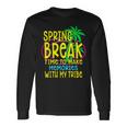 Spring Break Squad 2023 Retro Spring Break 2023 Long Sleeve T-Shirt Gifts ideas