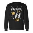 Stepdad Of The Wild One 1St Birthday First Thing Matching Long Sleeve T-Shirt Gifts ideas