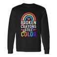 Mental Health Awareness Broken Crayons Still Color Long Sleeve T-Shirt Gifts ideas