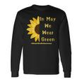 Mental Health Matters In May We Wear Green Mental Awareness Long Sleeve T-Shirt T-Shirt Gifts ideas