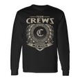 Team Crews Lifetime Member Vintage Crews Family Men Women Long Sleeve T-shirt Graphic Print Unisex Gifts ideas