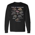 Types Of Tarantulas Pink Toe Chilean Mexican Hairy Spider Long Sleeve T-Shirt Gifts ideas