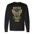Never Underestimate The Power Of Crews Personalized Last Name Long Sleeve T-Shirt Gifts ideas